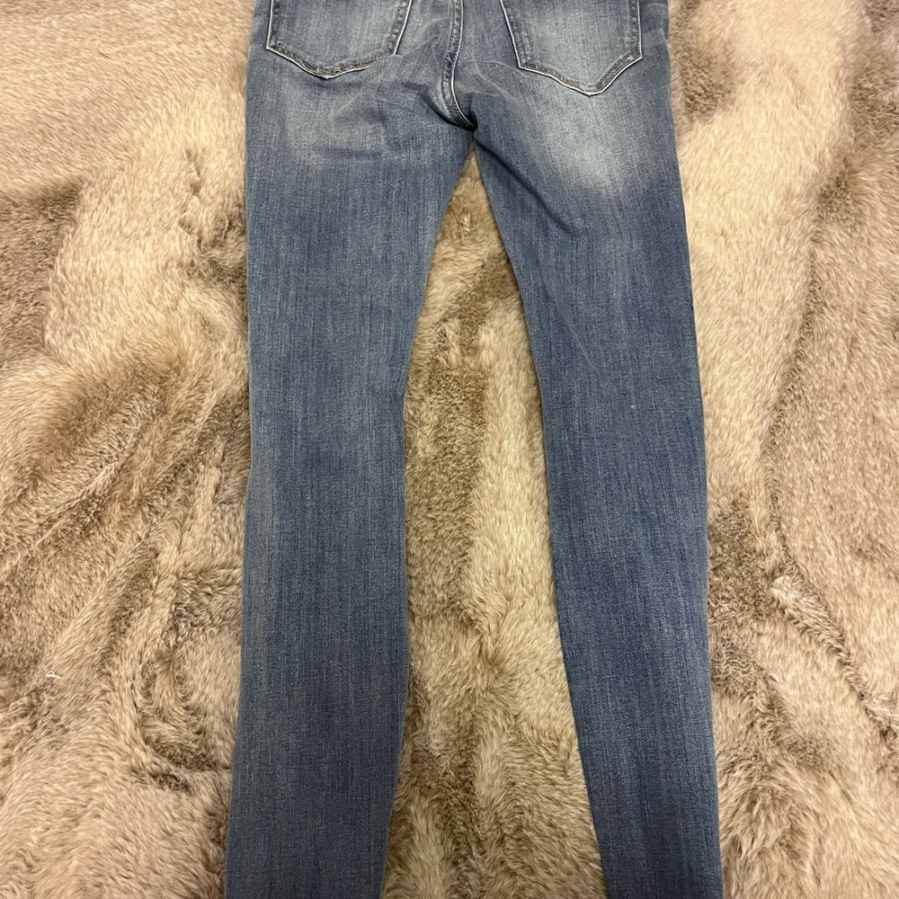 Custom Distressed Blue Jeans - Picture 3 of 3
